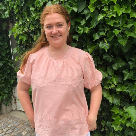 Tanja bluse - Gammel rosa - Ofelia
