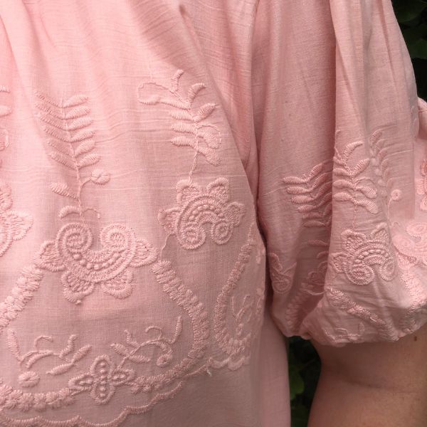 Tanja bluse - Gammel rosa - Ofelia