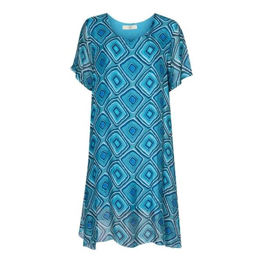 Sasa kjole - Blå grøn - Pont Neuf