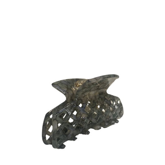 Hårspænde - Grå og petrol - Just d' lux