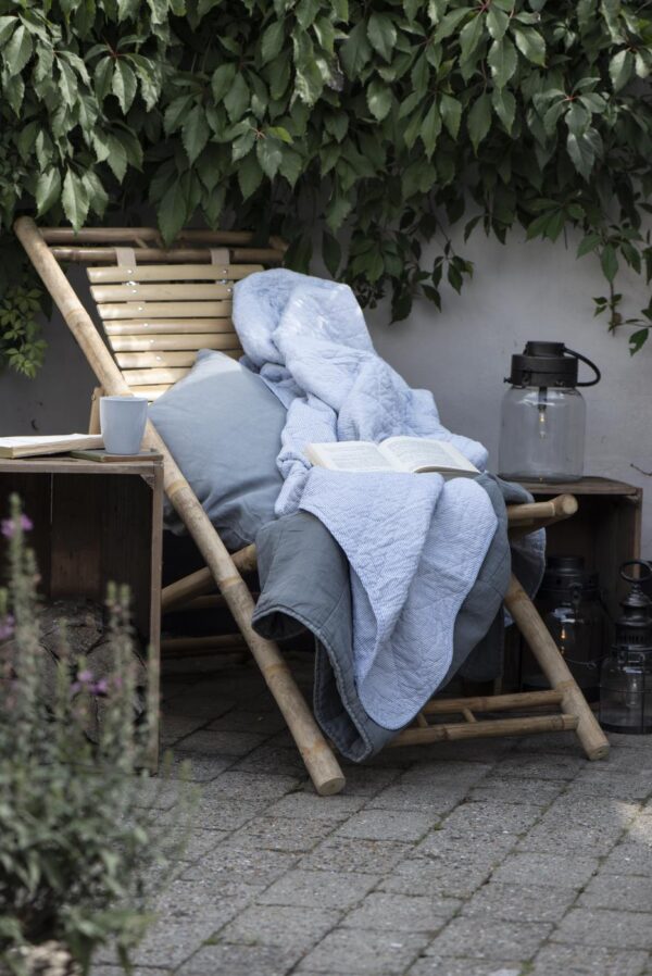 Quilt 130*180cm - Mælkedrenge striber - Blå 0788-00 - Ib Laursen