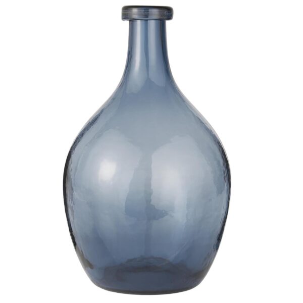 Glasballon - Blå 8702-13 mundblæst - Ib Laursen