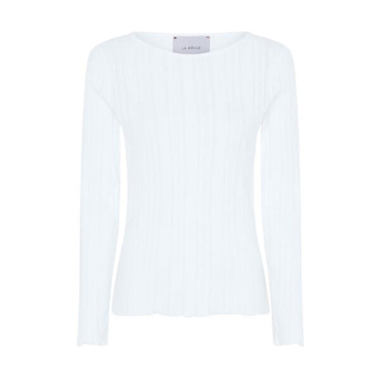 Lotus t-shirt - Hvid - La Róuge