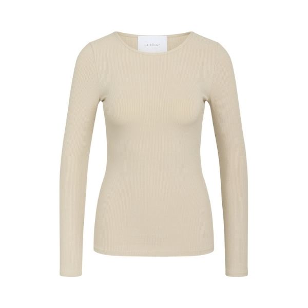 Lisa basic t-shirt - Sand - La Róuge