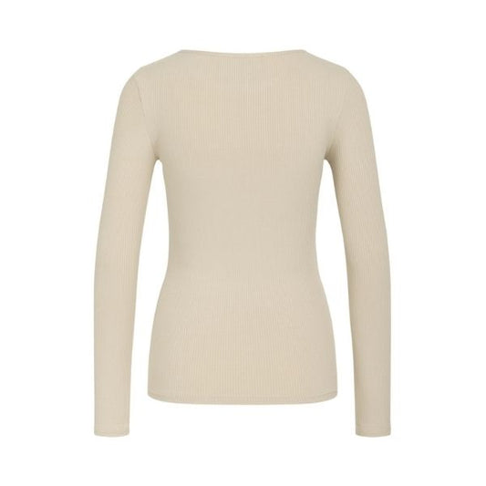 Lisa basic t-shirt - Sand - La Róuge