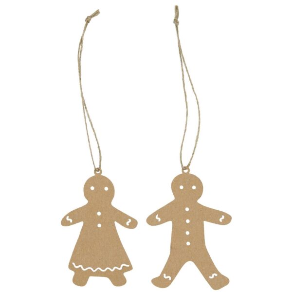 Papirklip - Peberkagefigurer - Kagemand og kagekone - Stillenat