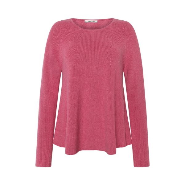 Nell bluse - Dark pink - Mansted