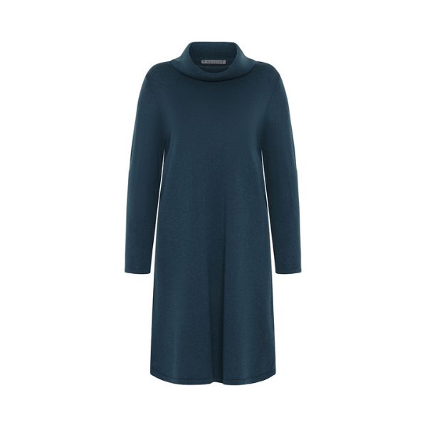 Night kjole - Dark aqua - Mansted