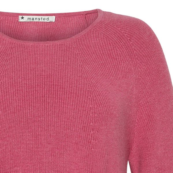 Nell bluse - Dark pink - Mansted