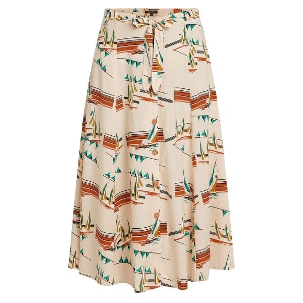 Judy midi skirt - Cream - King Louie