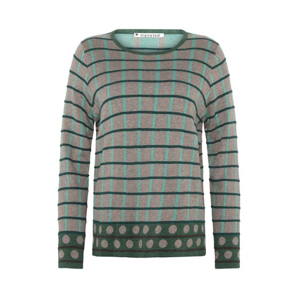 Oda bluse - Dark green - Mansted
