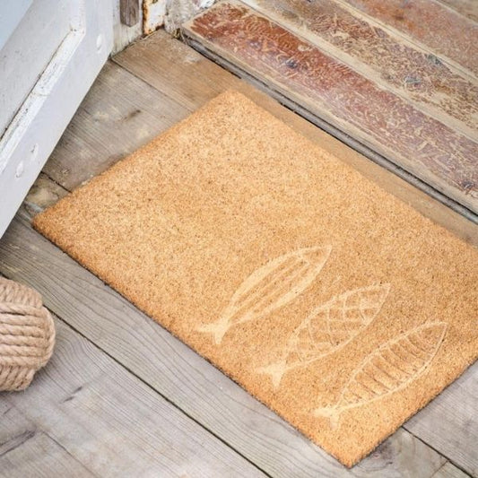 Dørmåtte - Tre fisk - Ib Laursen