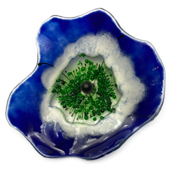 koboltblå glasblomst, Grevelsgaard