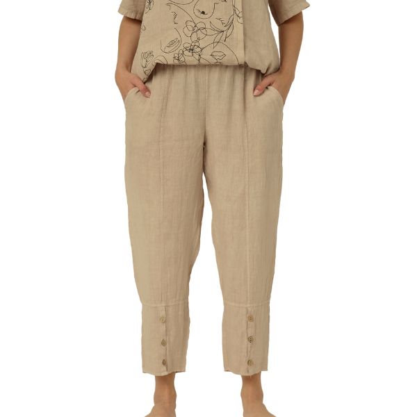 Bonni hørbukser - Cashmere - Pont Neuf