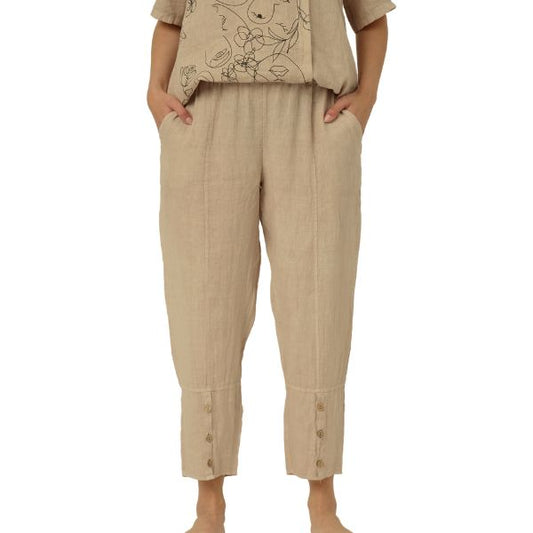 Bonni hørbukser - Cashmere - Pont Neuf