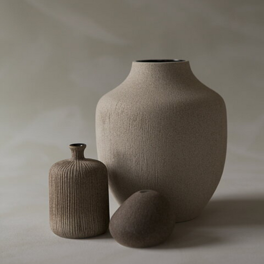Asti vase - Mørk sand L9 - Lindform