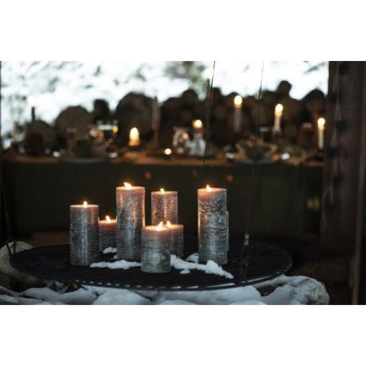 Rustiklys H14cm - Mørkegrøn 4177-55 - Ib Laursen