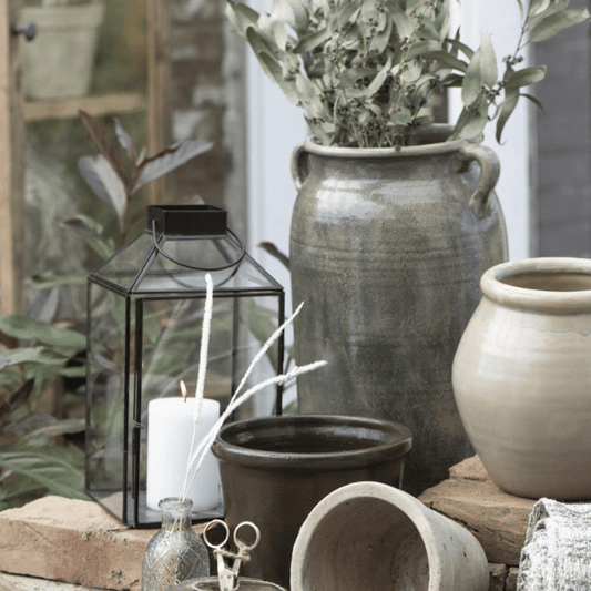 Norr lanterne H30,5cm - Sort - Ib Laursen