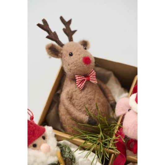 Rensdyrsfigur t/ ophæng filt 2605-00 - Stillenat