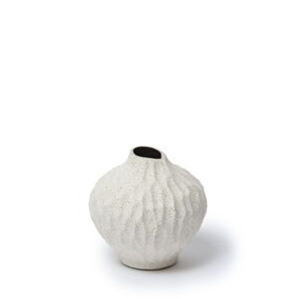 Line vase - Lille - Hvid sand - Lindform