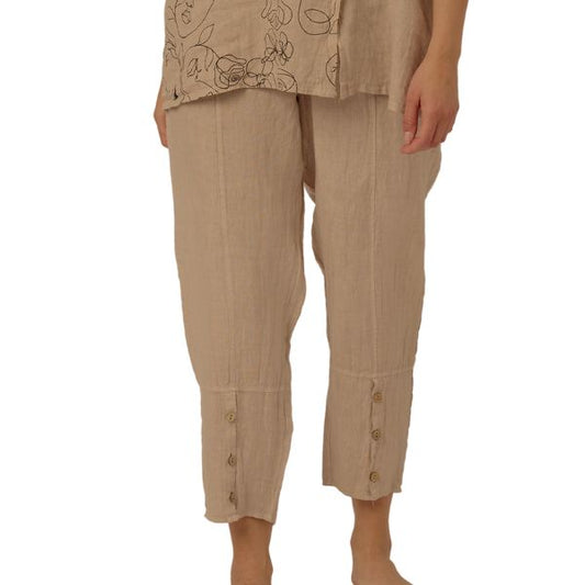 Bonni hørbukser - Lysebrun - Pont Neuf