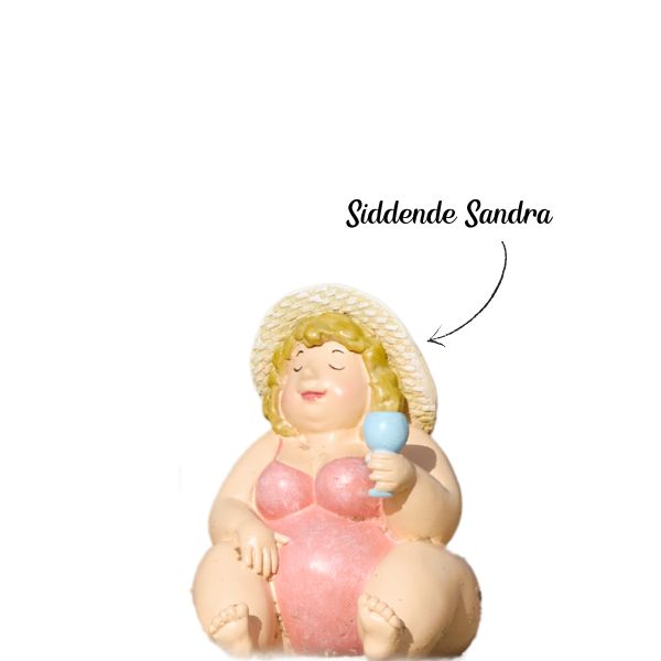 Badedame Siddende Sandra - Ib Laursen