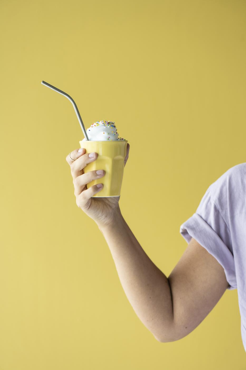 Latte krus - Lemon - Mynte