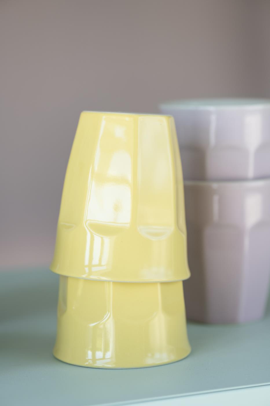 Latte krus - Lemon - Mynte