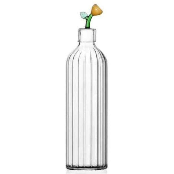 Bottle - Amber flower - Botanical 354.039 - Ichendorf