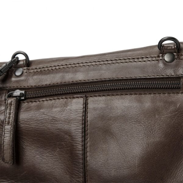 Taske m/overslag - Brown 088-2 - Pia ries