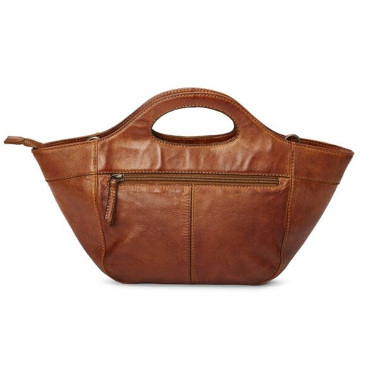 Lille håndtaske - Cognac 112-11 - Pia Ries