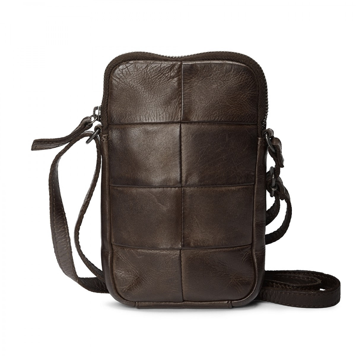 Mobiltaske flet - Brun 110-2 - Pia Ries
