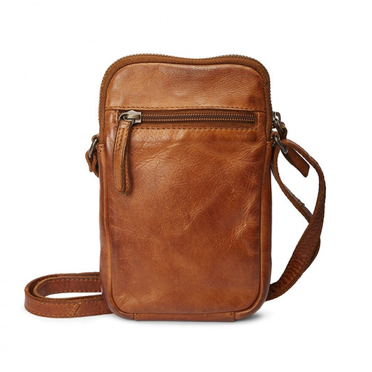 Mobiltaske flet - Cognac 110-11 - Pia Ries