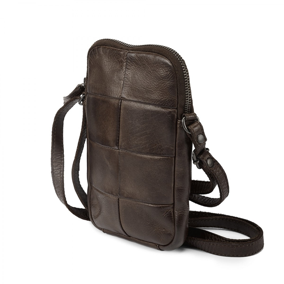 Mobiltaske flet - Brun 110-2 - Pia Ries