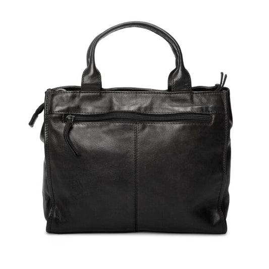 Håndtaske flet - Sort 111-1 - Pia Ries