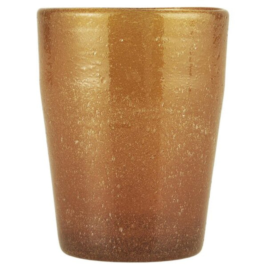 Mundblæst glas - Mustard 0195-03 - Ib Laursen