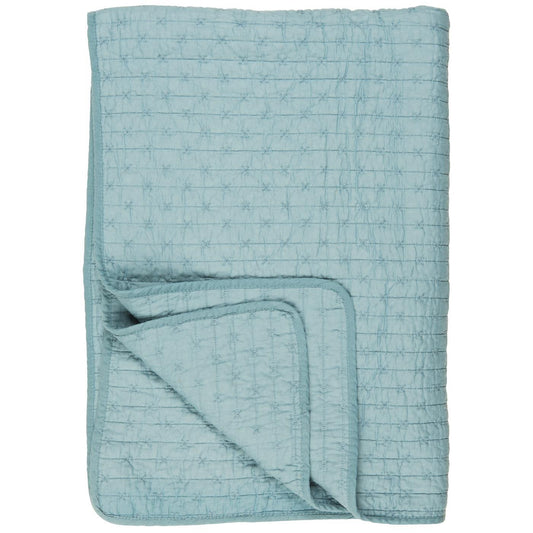 Quilt, 130*180, Blå m.kors 07961-13 - Ib Laursen