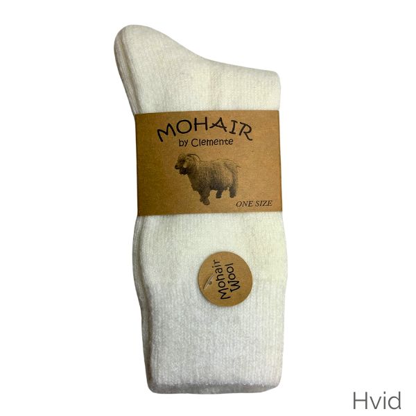 Mohair strømper - Hvid - Clemente