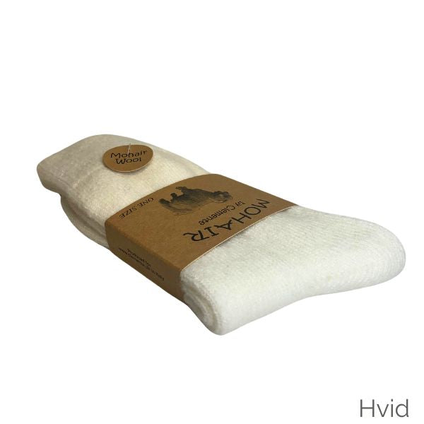 Mohair strømper - Hvid - Clemente