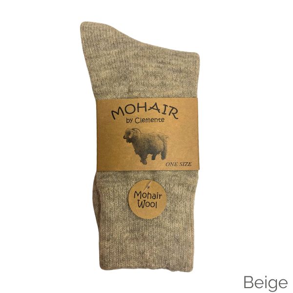 Mohair strømper - Beige - Clemente