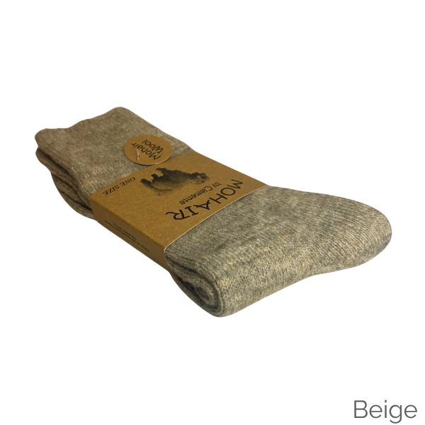 Mohair strømper - Beige - Clemente