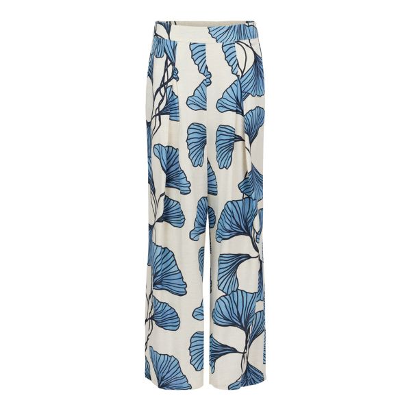 Bukser - Bleg blå mønster - NOEN