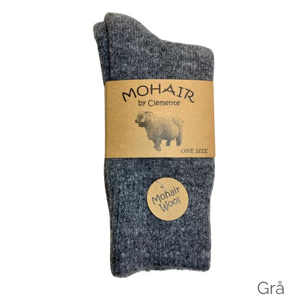Mohair strømper - Grå - Clemente