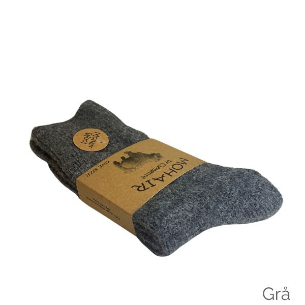 Mohair strømper - Grå - Clemente