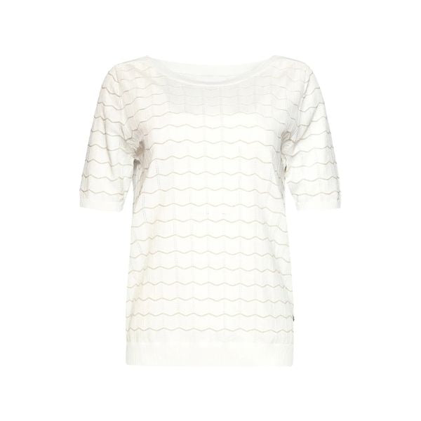 Bluse - Hvid/guld - Smashed lemon