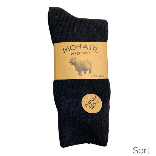 Mohair strømper - Sort - Clemente