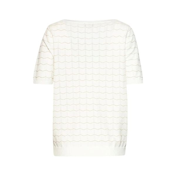 Bluse - Hvid/guld - Smashed lemon