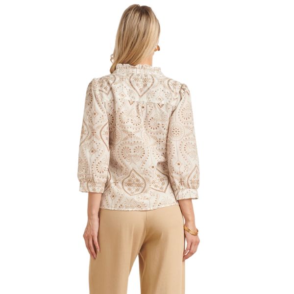 Skjorte - Broderi anglaise - Smashed Lemon