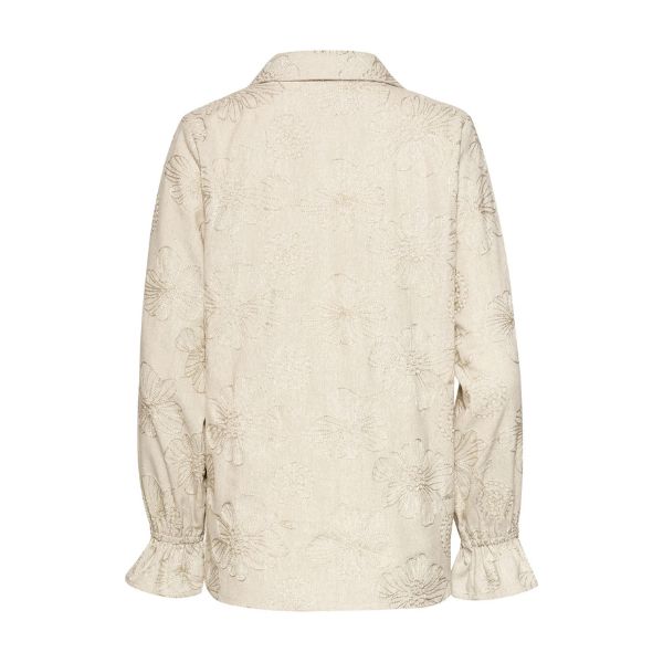 Skjorte - Guld broderi - Smashed Lemon