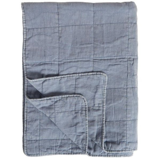 Quilt - 130*180 cm - Blå - Ib Laursen